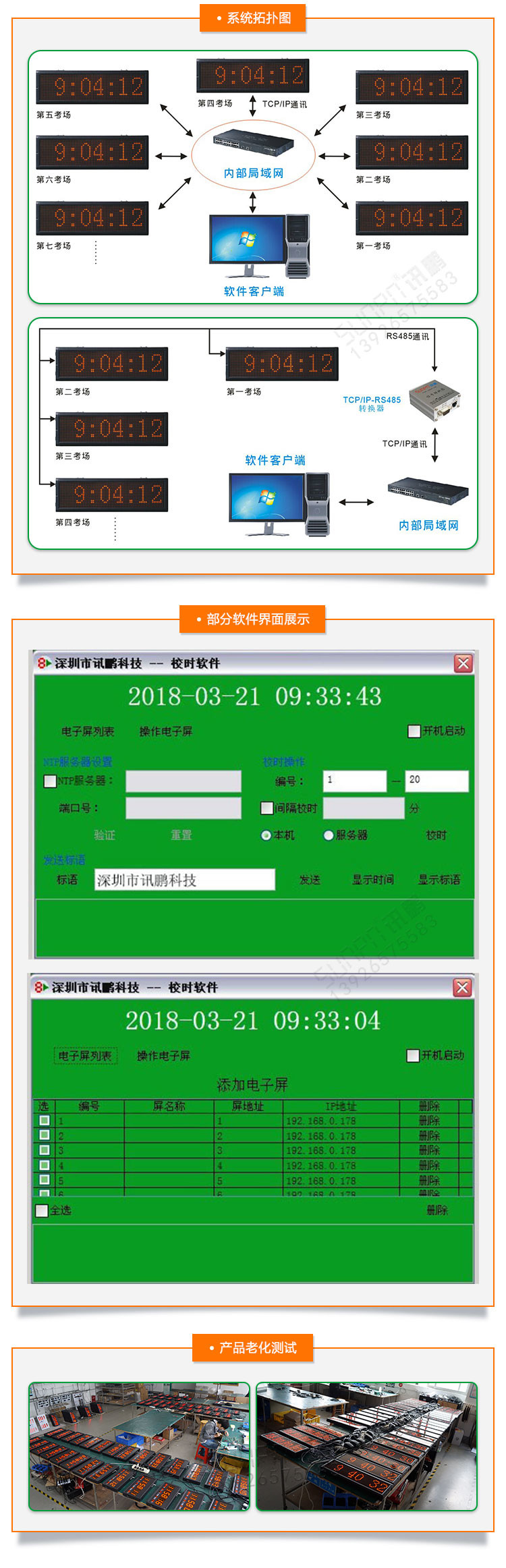 學校醫(yī)院點陣電子鐘系統(tǒng)拓撲圖 學校醫(yī)院點陣電子鐘系統(tǒng)拓撲圖