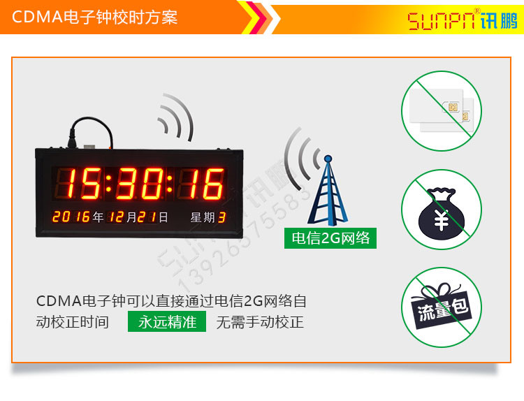 學校醫(yī)院點陣電子鐘校時方案 學校醫(yī)院點陣電子鐘校時方案