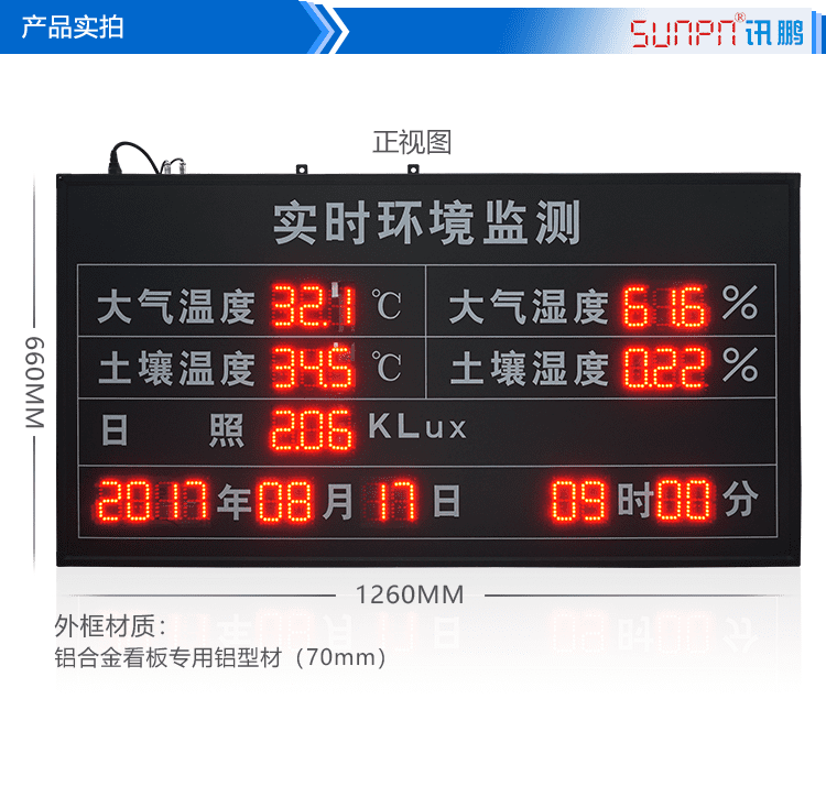 LED環(huán)境監(jiān)測(cè)屏產(chǎn)品實(shí)拍 LED環(huán)境監(jiān)測(cè)屏產(chǎn)品實(shí)拍