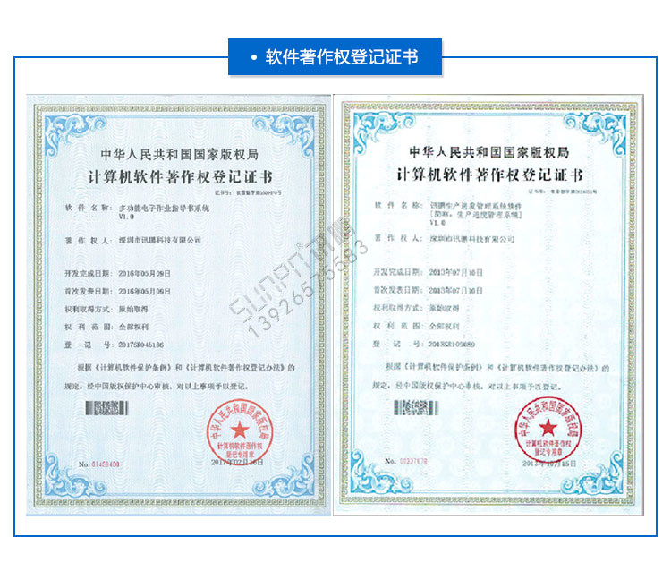sop作業指導書系統軟件登記證書 sop作業指導書系統軟件登記證書