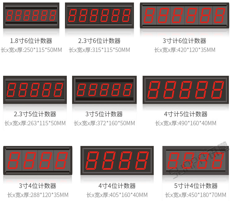 LED計數器看板尺寸 LED計數器看板尺寸