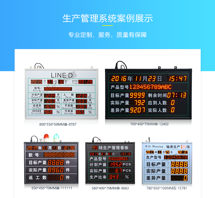 車間LED電子看板應(yīng)用案例 車間LED電子看板應(yīng)用案例