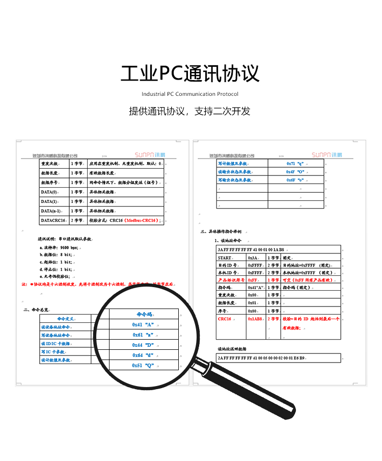 工業觸摸一體機通訊協議 工業觸摸一體機通訊協議