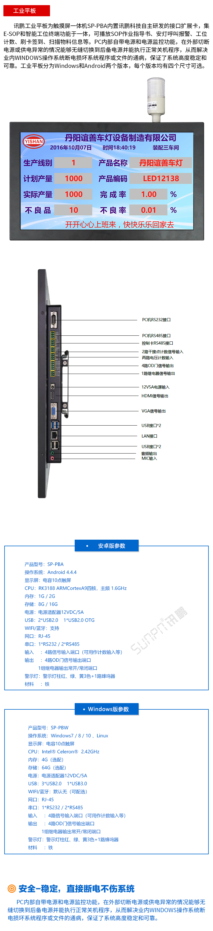 工業(yè)平板一體機(jī) 工業(yè)平板一體機(jī)
