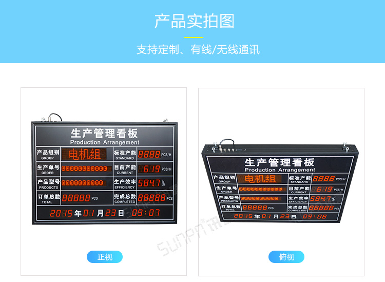 生產管理看板產品實拍 生產管理看板產品實拍