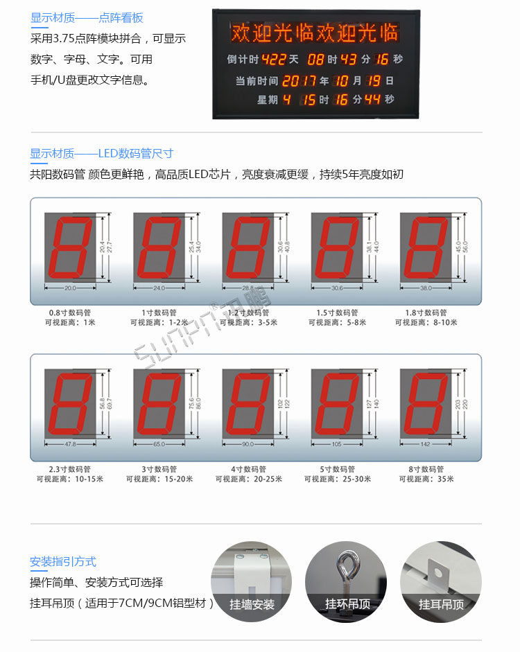 LED電子倒計時牌定制參考 LED電子倒計時牌定制參考
