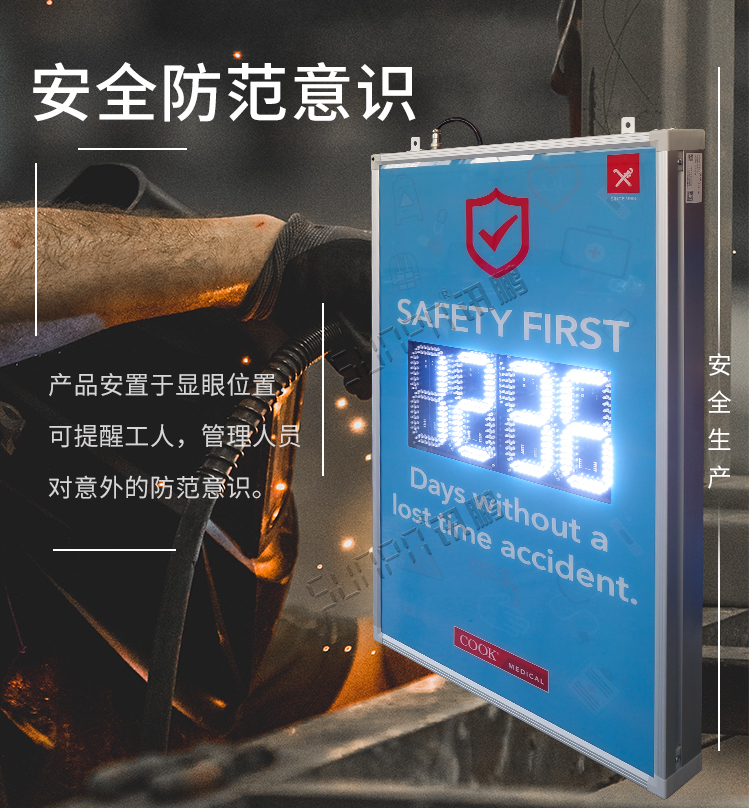 安全天數計時屏產品介紹 安全天數計時屏產品介紹