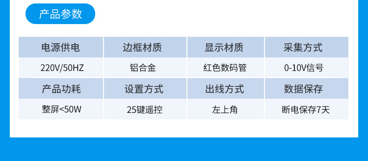 模擬量數(shù)據(jù)顯示屏產(chǎn)品參數(shù)及功能 模擬量數(shù)據(jù)顯示屏產(chǎn)品參數(shù)及功能
