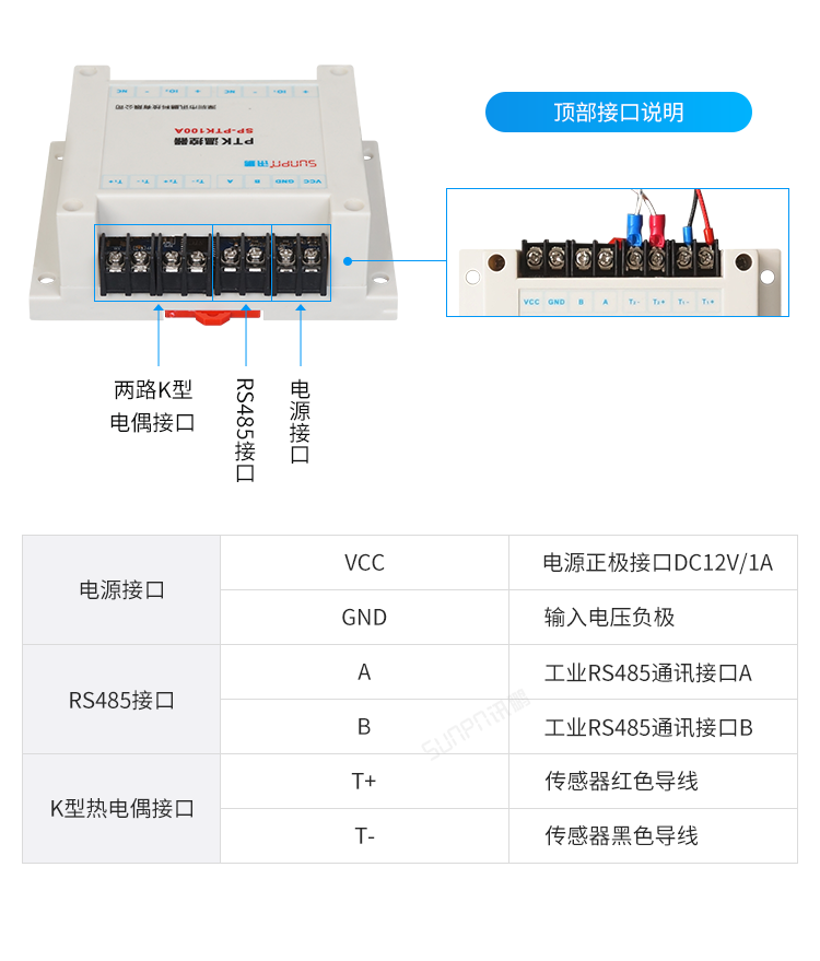 工業(yè)溫控器接口說明 工業(yè)溫控器接口說明