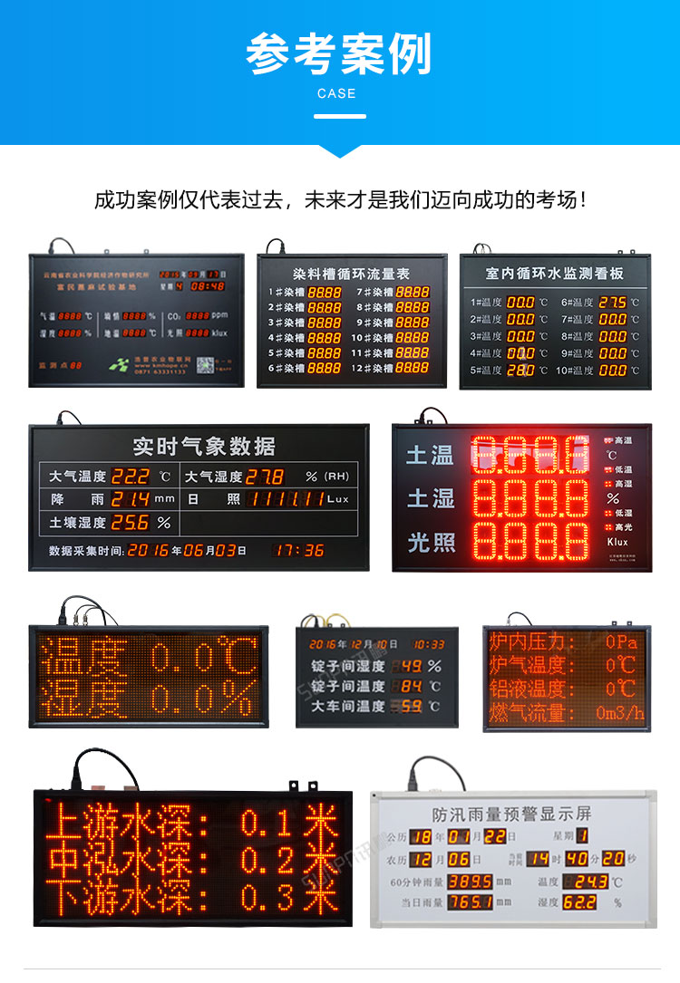 PLC通訊顯示屏案例參考 PLC通訊顯示屏案例參考