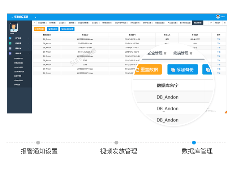 安燈系統(tǒng)客戶端界面展示 安燈系統(tǒng)客戶端界面展示