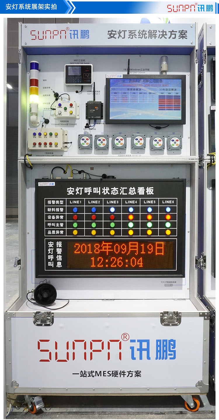 安燈系統解決方案展架實拍 安燈系統解決方案展架實拍