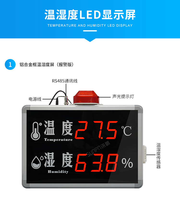鋁合金框溫濕度屏 鋁合金框溫濕度屏