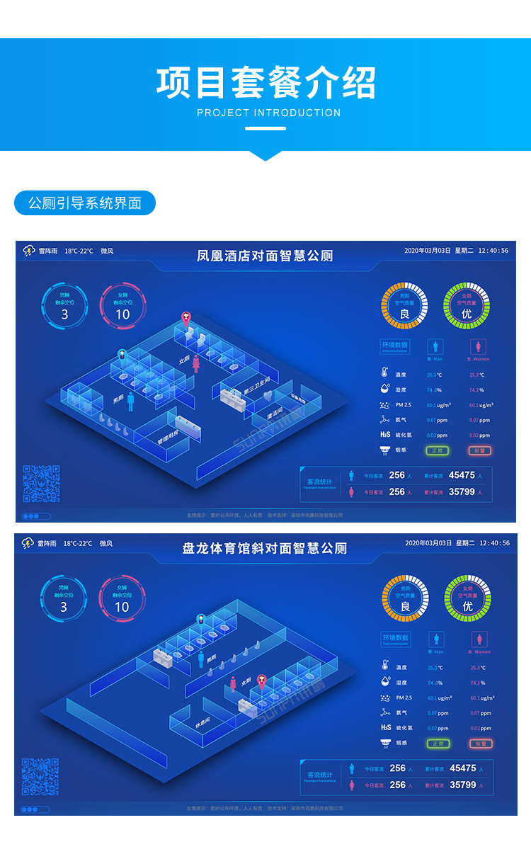 智能公廁管理系統-項目套餐 智能公廁管理系統-項目套餐