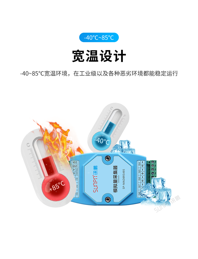 模擬量數據采集器-寬溫設計 模擬量數據采集器-寬溫設計