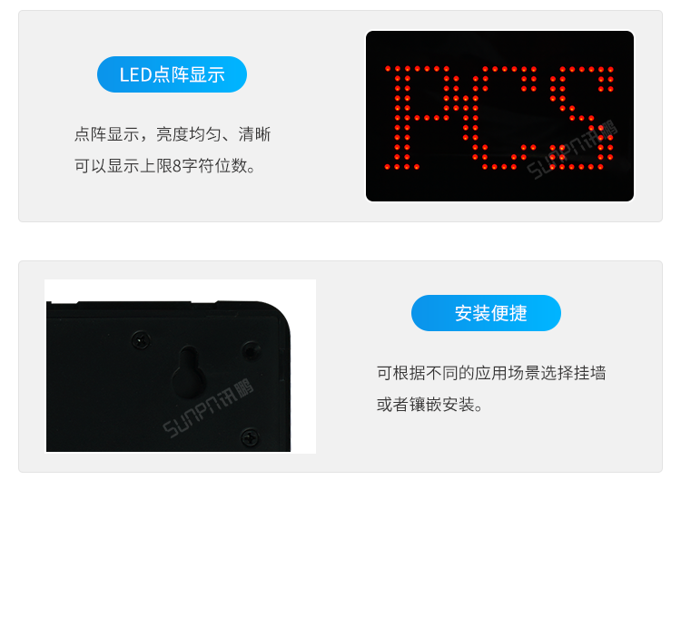 LED計數器數量顯示屏-工業品質 LED計數器數量顯示屏-工業品質