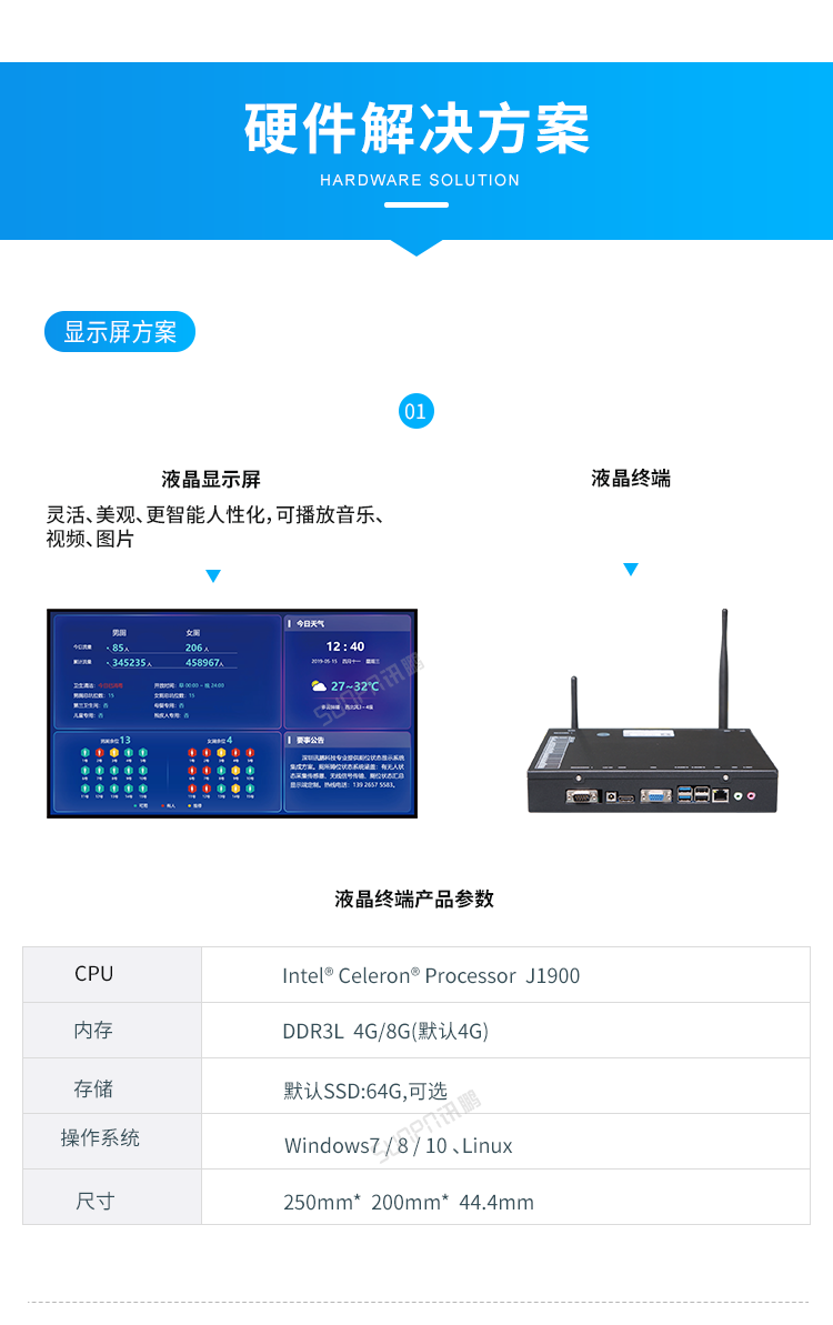 智慧公廁系統-顯示屏方案 智慧公廁系統-顯示屏方案
