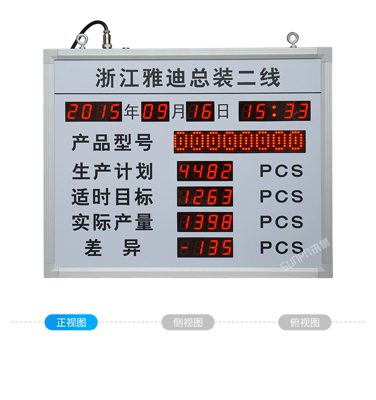 目視化管理電子看板-產品實拍 目視化管理電子看板-產品實拍