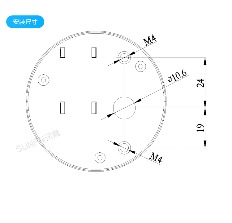 免供電門鎖開關感應器-產品尺寸 免供電門鎖開關感應器-產品尺寸
