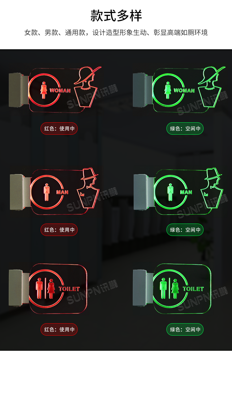 公廁有人無(wú)人指示牌-產(chǎn)品介紹 公廁有人無(wú)人指示牌-產(chǎn)品介紹