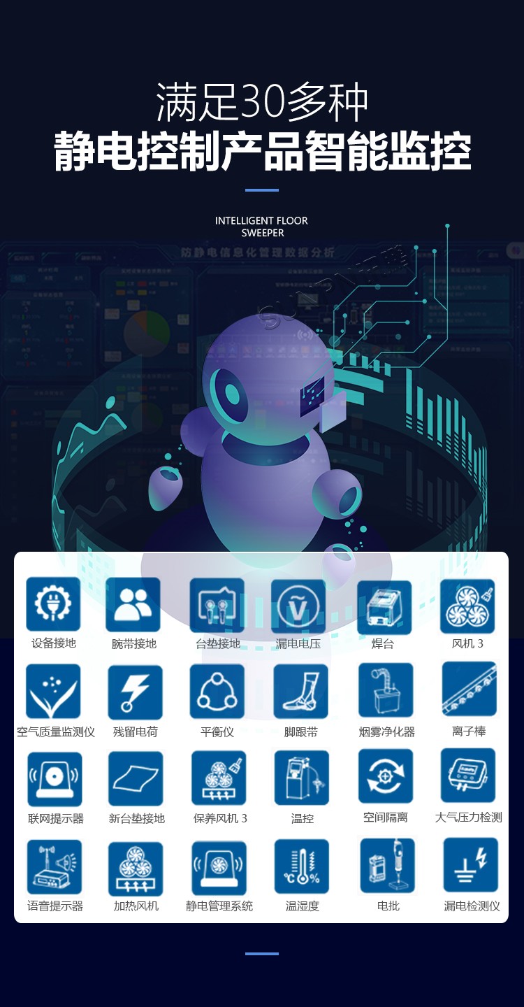 防靜電監控系統功能 防靜電監控系統功能
