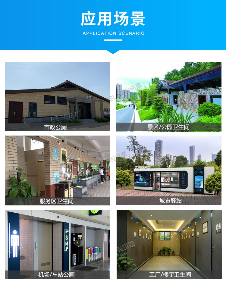 智能廁位顯示系統應用場景