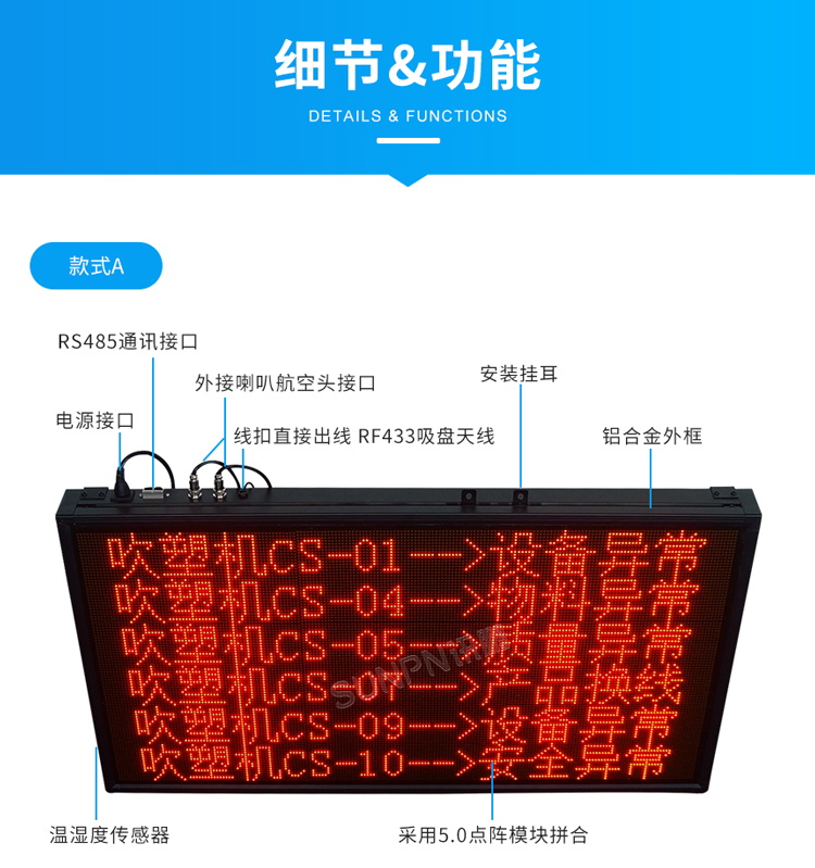 安燈系統看板功能參數說明 安燈系統看板功能參數說明